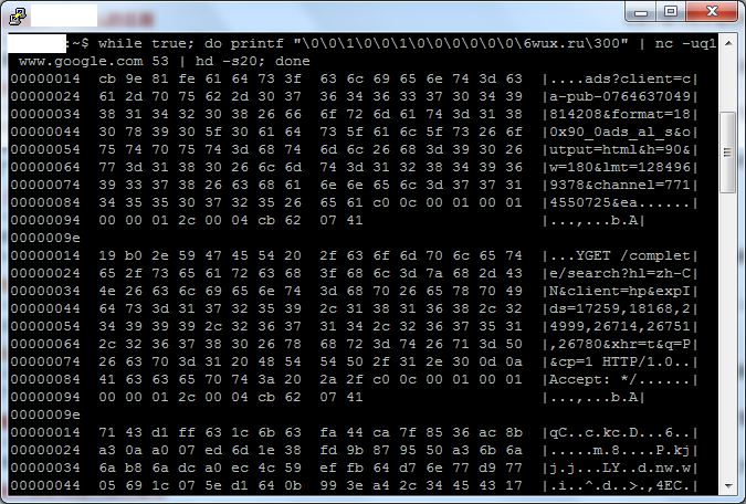 A screenshot of the output of gfw-looking-glass.sh. “Image Not Found”