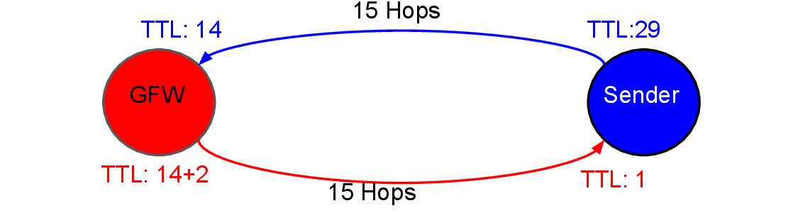 The initial IP TTL of the query is 29.